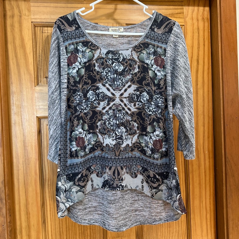 Emerald Quarter Sleeve Blouse
